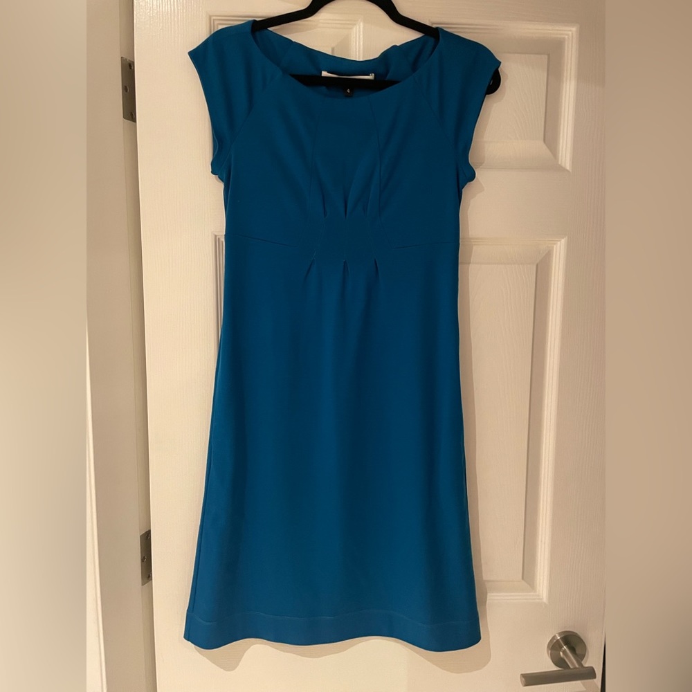 Classic Teal Color DVF dress